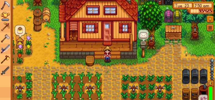 stardew valley - Activate _Always Show Tool Hit Location_