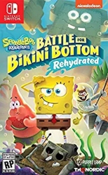 Nintendo Switch Multiplayer Games for Kids - Spongebob Squarepants Battle for Bikini Bottom