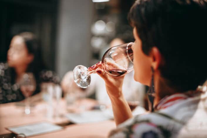 woman drinking