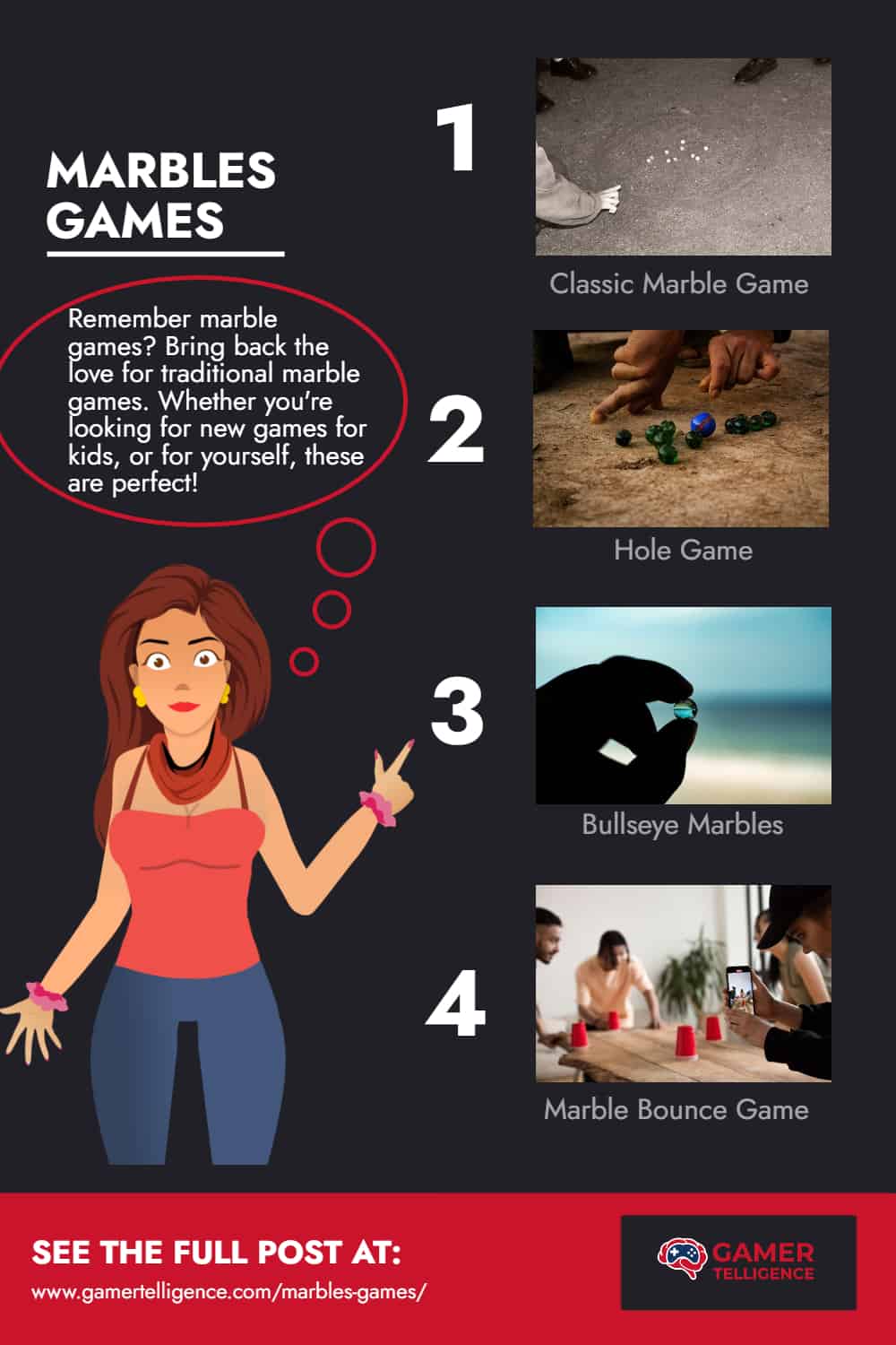 Marble Games - Infographics