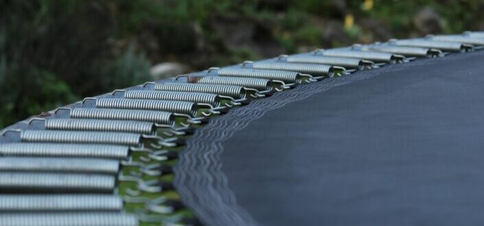 trammpolin, feather, web