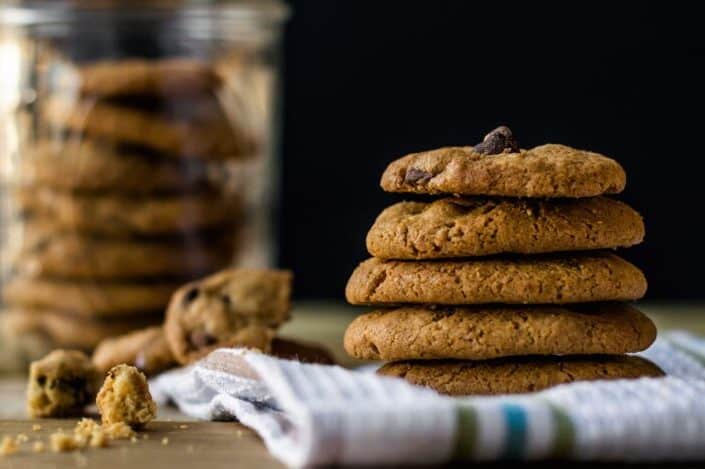 Pile of Cookies and Crumbs on the Table